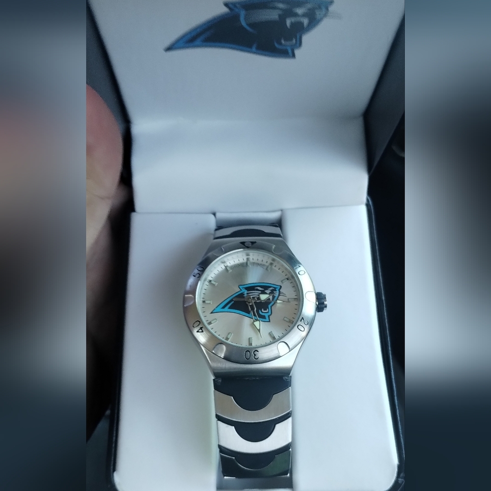 NWOT Panthers Analog Watch